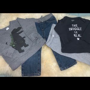 Good Condition Baby Boy Outfit with Pajama Set
